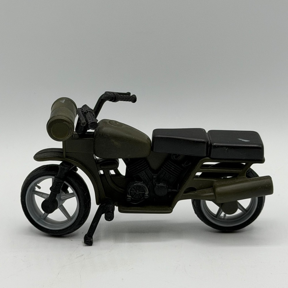 World Peacekeepers Power Team Elite Military Motorcycle 1:18 Scale Vehicle Green